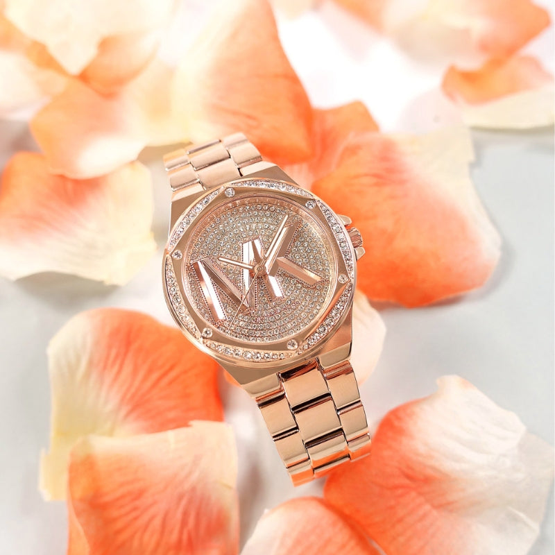 Michael Kors Lennox Rose-Gold Tone Women's Watch| MK7230