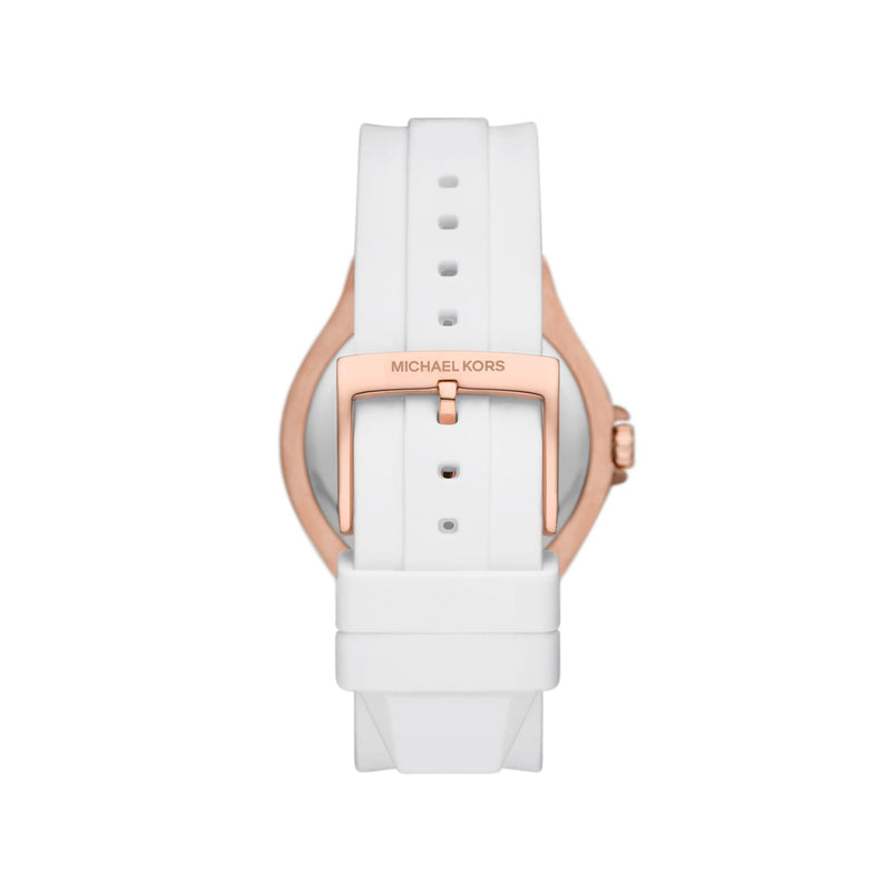 Michael Kors Lennox Three-Hand White Silicone Ladies Watch | MK7248