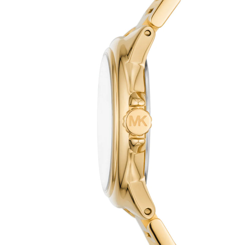 Michael Kors Camille Gold Tone White Dial Women's Watch | MK7255