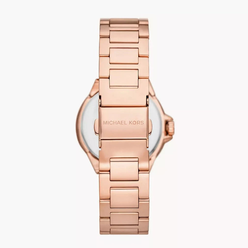 Michael Kors Camille Rose Gold Tone White Dial Women's Watch | MK7256