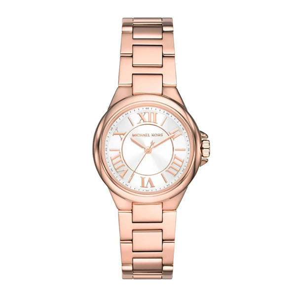 Michael Kors Camille Rose Gold Tone White Dial Women's Watch | MK7256