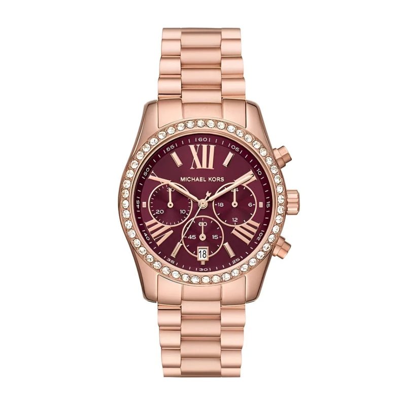 Michael Kors Lexington Red Dial Women's Watch| MK7275