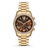 Michael Kors Lexington Lux Brown Dial Women's Watch| MK7276