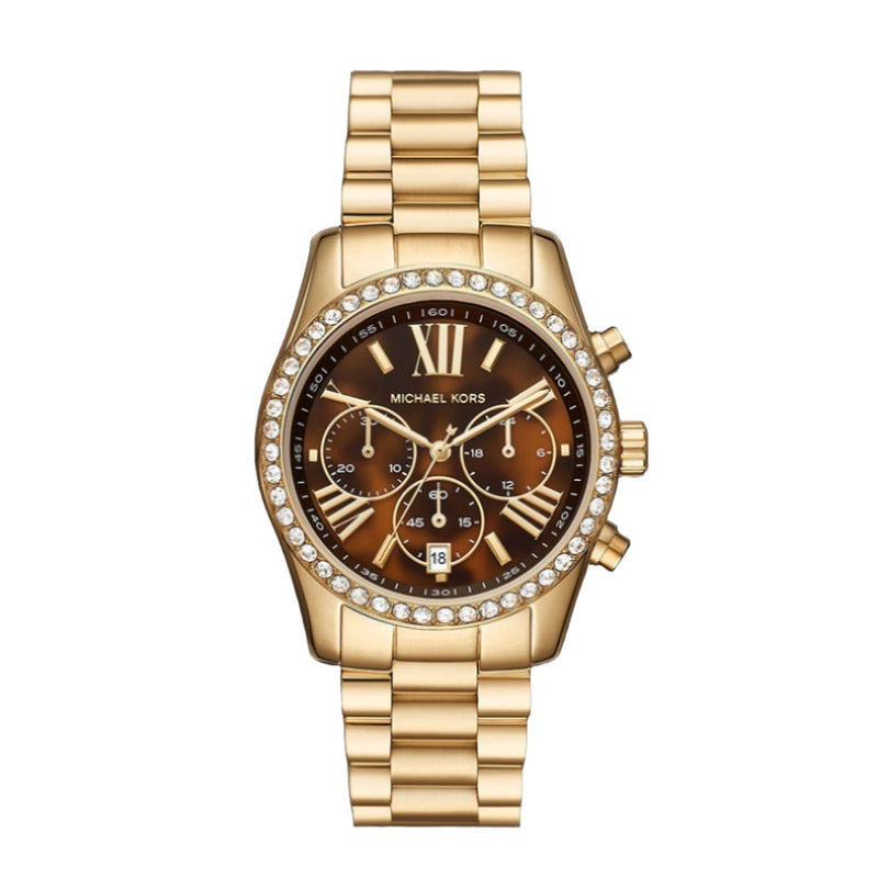 Michael Kors Lexington Lux Brown Dial Women's Watch| MK7276