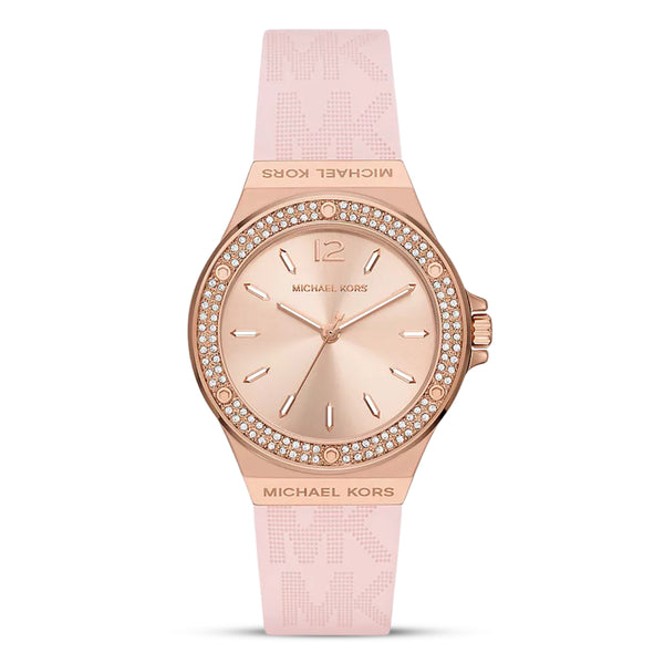 Michael Kors Mini-Lennox Rose Gold Dial Ladies Watch | MK7282