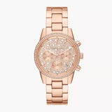 Michael Kors Ritz Chronograph Rose-Gold Tone Women's Watch| MK7302