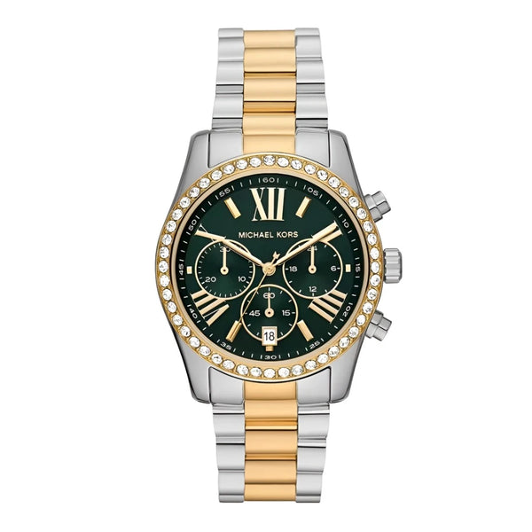 Michael Kors Lexington Green Dial Women's Watch| MK7303