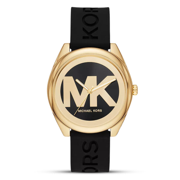 Michael Kors Janelle Black Silicone Strap Women's Watch| MK7313