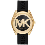 Michael Kors Janelle Black Silicone Strap Women's Watch| MK7313