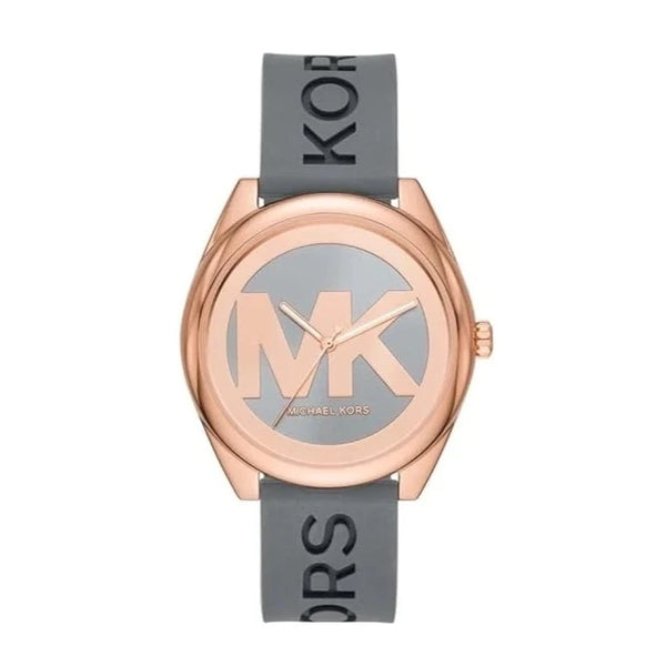 Michael Kors Jenelle Grey Silicone Strap Women's Watch| MK7314