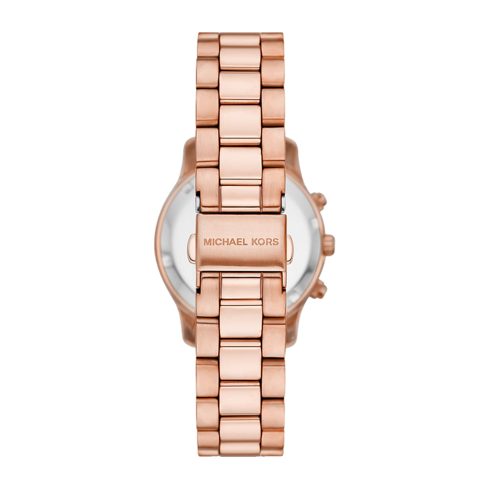 Michael Kors Mini Runway Rose Gold Dial Ladies Watch | MK7327