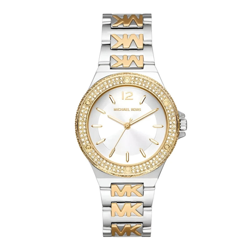 Michael Kors Lennox Two-Tone White Dial Women's Watch| MK7338