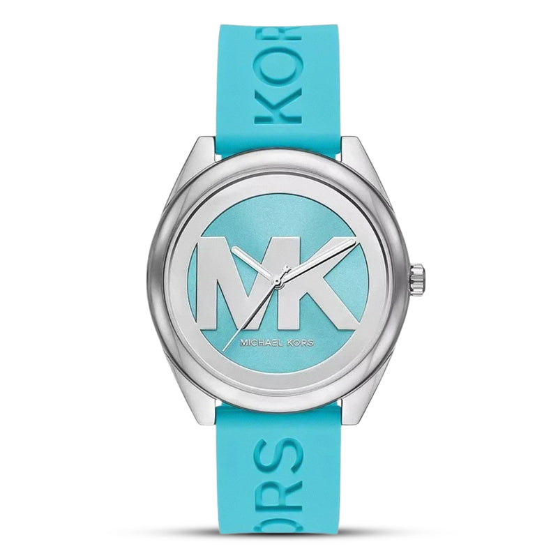 Michael Kors Janelle Blue Silicone Strap Women's Watch| MK7350