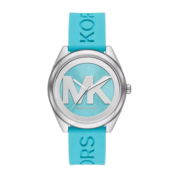 Michael Kors Janelle Blue Silicone Strap Women's Watch| MK7350