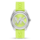 Michael Kors Janelle Green Silicone Strap Women's Watch| MK7351