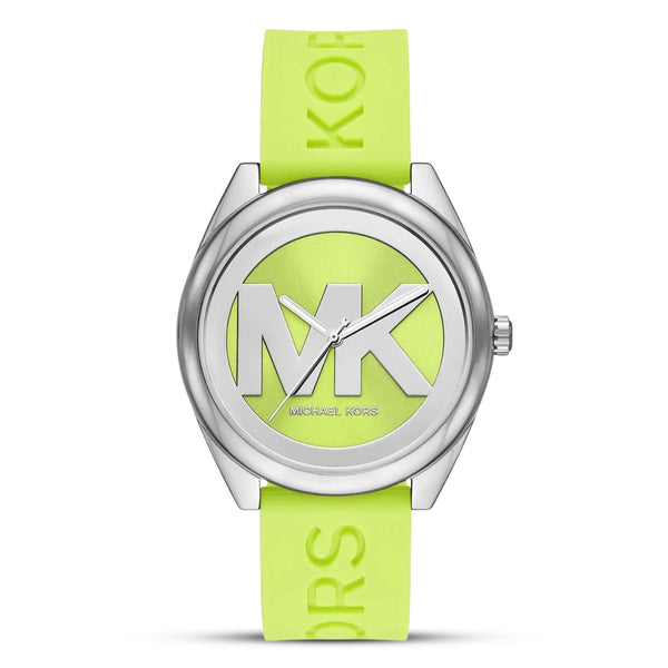 Michael Kors Janelle Green Silicone Strap Women's Watch| MK7351