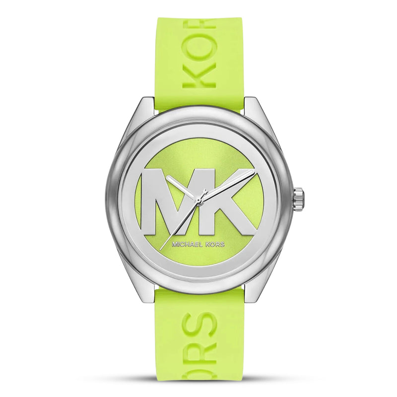 Michael Kors Janelle Green Silicone Strap Women's Watch| MK7351