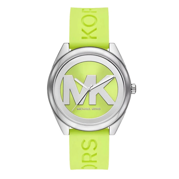 Michael Kors Janelle Green Silicone Strap Women's Watch| MK7351