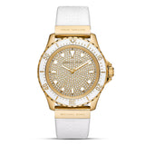 Michael Kors Everest White Silicone Strap Women's Watch| MK7357