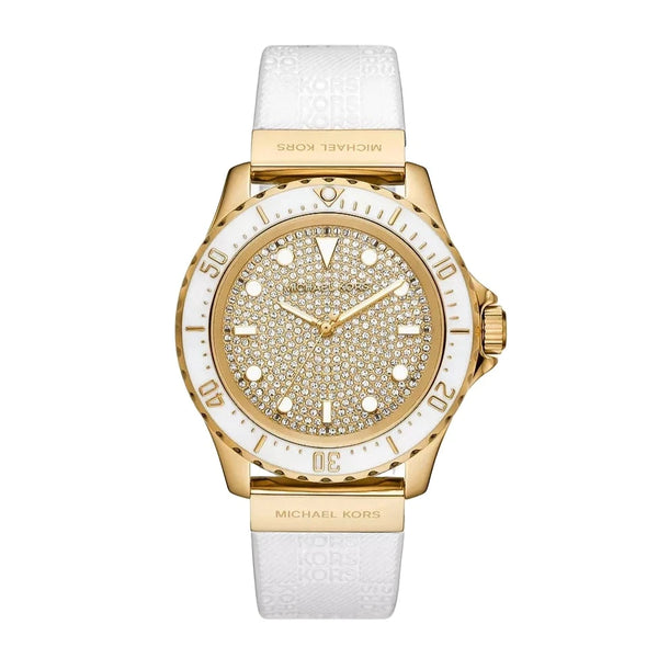 Michael Kors Everest White Silicone Strap Women's Watch| MK7357