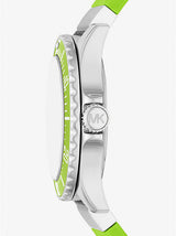 Michael Kors Everest Lime Green Silicone Women's Watch| MK7360