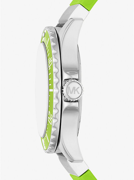 Michael Kors Everest Lime Green Silicone Women's Watch| MK7360