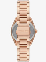 Michael Kors Janelle Rose Gold Tone Red Dial Women's Watch| MK7382