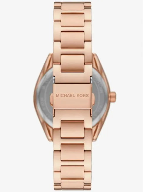 Michael Kors Janelle Rose Gold Tone Red Dial Women's Watch| MK7382