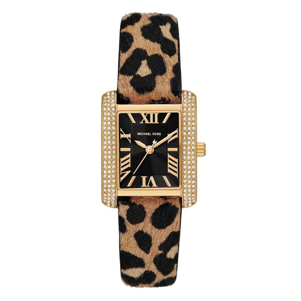 Michael Kors Emery Animal Print Black Dial Women's Watch | MK7387