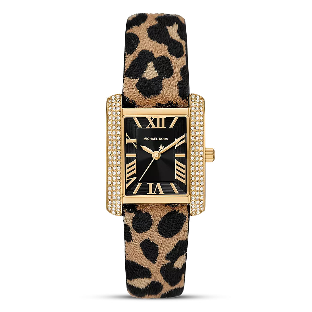 Michael Kors Emery Animal Print Black Dial Women's Watch | MK7387