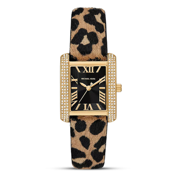 Michael Kors Emery Animal Print Black Dial Women's Watch | MK7387