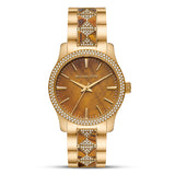 Michael Kors Runway Pave Gold Tone Women's Watch| MK7389