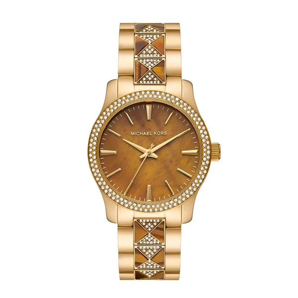 Michael Kors Runway Pave Gold Tone Women's Watch| MK7389