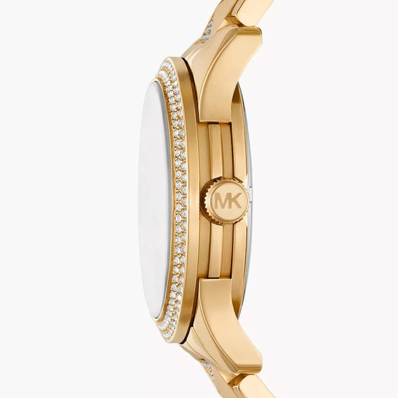 Michael Kors Runway Gold ToneGreen Dial Women's Watch| MK7390Michael Kors Runway Gold ToneGreen Dial Women's Watch| MK7390