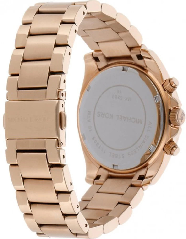 Michael Kors Parker Rose Gold Tone Green Dial Women's Watch| MK7412