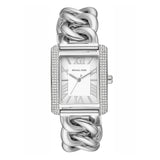 Michael Kors Emery Pavé Curb Silver Dial Ladies Watch | MK7438