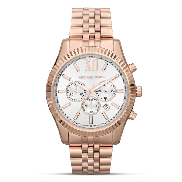 Michael Kors Lexington Rose Gold Tone Men's Watch| MK8313