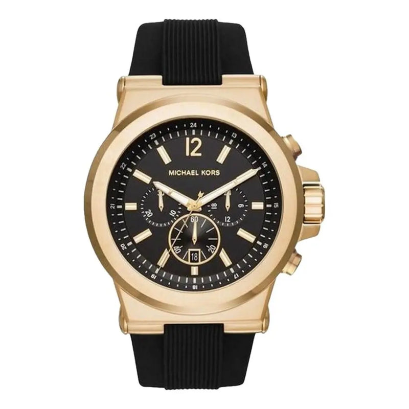 Michael Kors Dylan Black Silicon Strap Men's Watch | MK8445