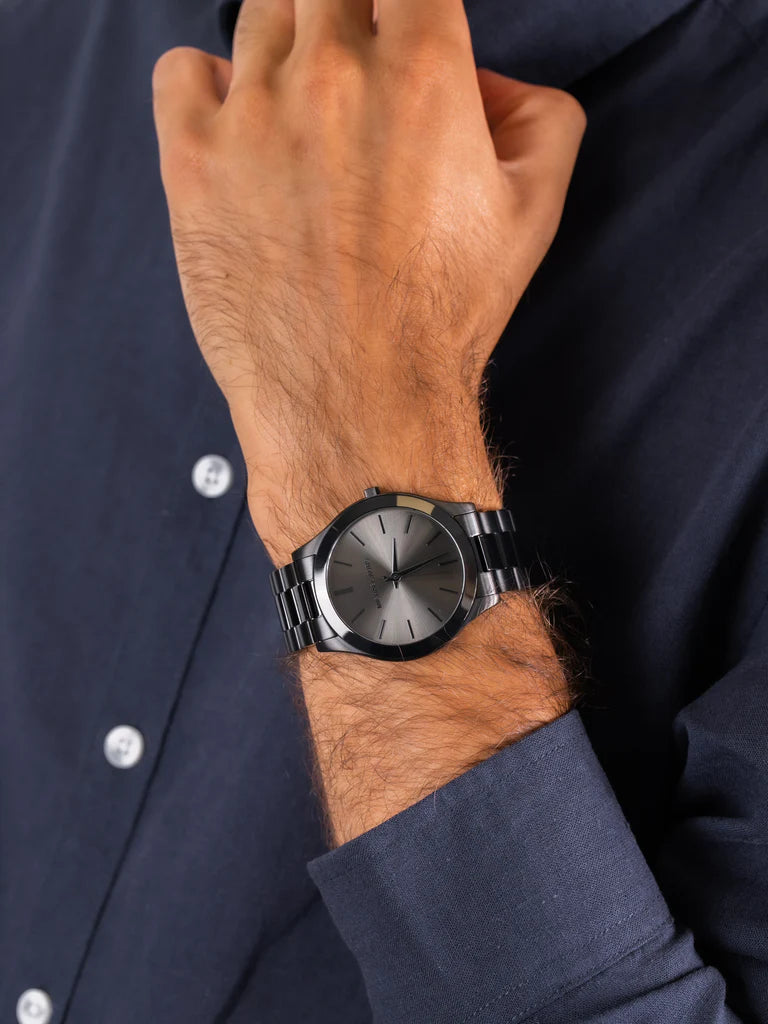 Michael Kors Slim Runway Black Dial Unisex Watch MK8507