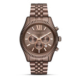 Michael Kors Brown Dial Stainless Steel Unisex Watch | MK8522