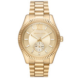 Michael Kors Lexington Gold Tone Multi-function Men's Watch| MK8947