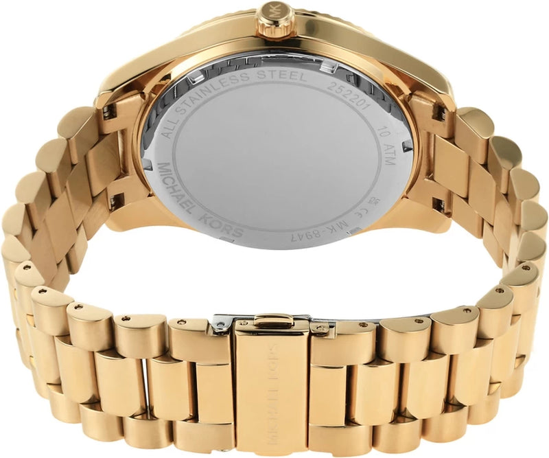 Michael Kors Lexington Gold Tone Multi-function Men's Watch| MK8947