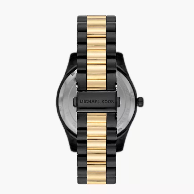 Michael Kors Lexington Black-Gold Multi-function Men's Watch| MK8948