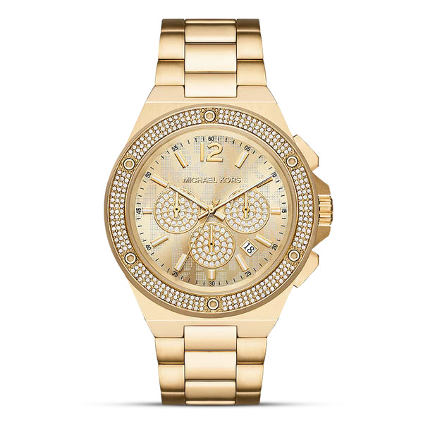 Michael Kors Lennox Chronograph Gold Tone Men's Watch| MK8989