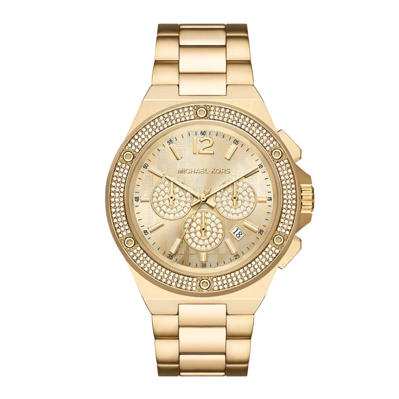 Michael Kors Lennox Chronograph Gold Tone Men's Watch| MK8989