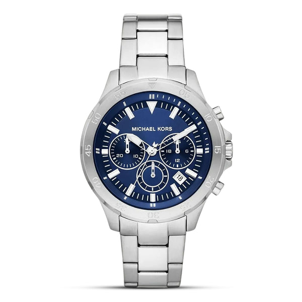 Michael Kors Greyson Silver Tone Multi-function Men's Watch| MK9107