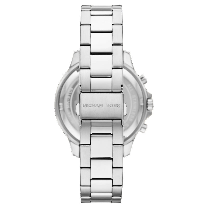 Michael Kors Greyson Silver Tone Multi-function Men's Watch| MK9107