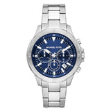 Michael Kors Greyson Silver Tone Multi-function Men's Watch| MK9107