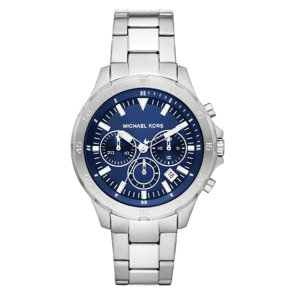 Michael Kors Greyson Silver Tone Multi-function Men's Watch| MK9107