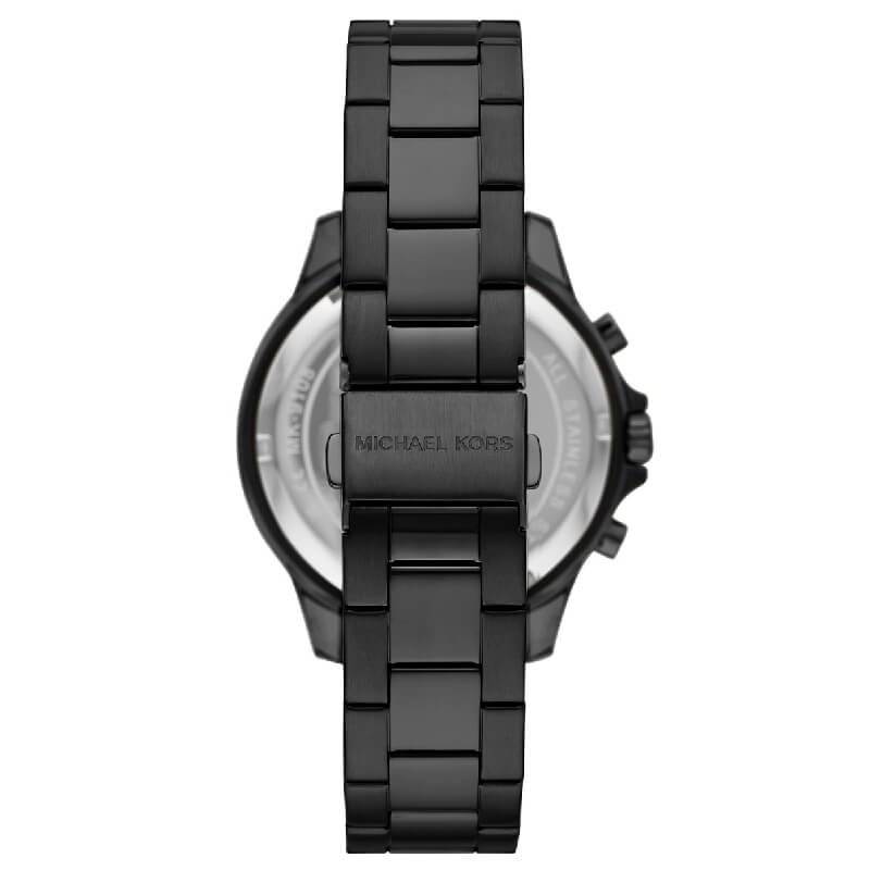 Michael Kors Greyson Black Multi-function Men's Watch| MK9109